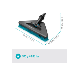 GARDENA Cleansystem szczotka do mycia Flex twarda, 18814-20